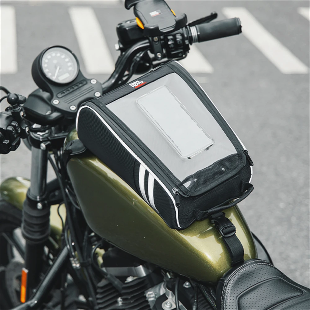 thumbnail image 2 of KEMIMOTO Motorcycle Tank Bag For Bike Riding, Magnetic Tank Bag For Bike, EVA Hard Shell Thigh 2 of 10