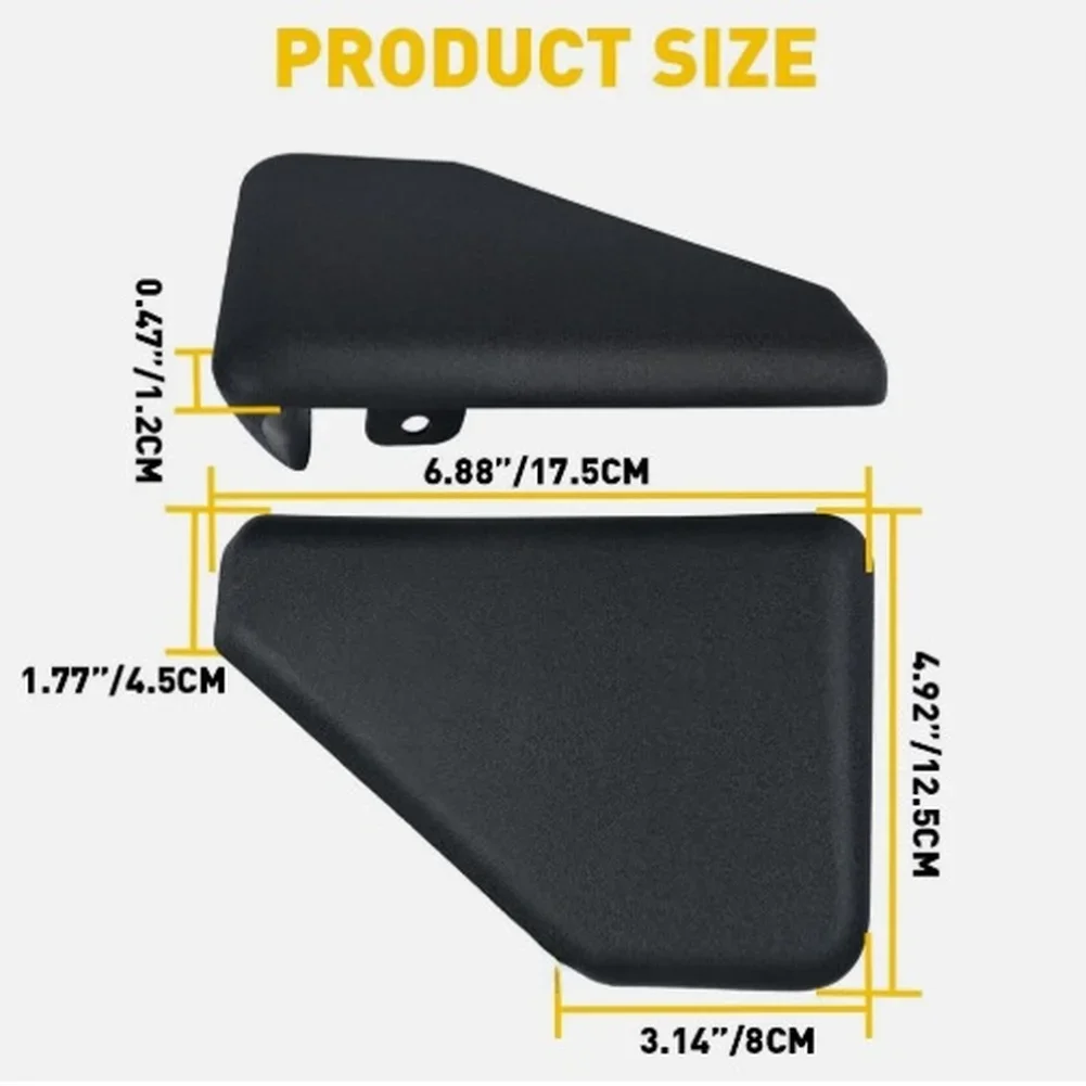 스텝 바 커버 러닝 보드 캡 트럭 스텝 교체용 ABS 소재 OEM FL3Z-16A455-BA 포드 F150 2015-2022용