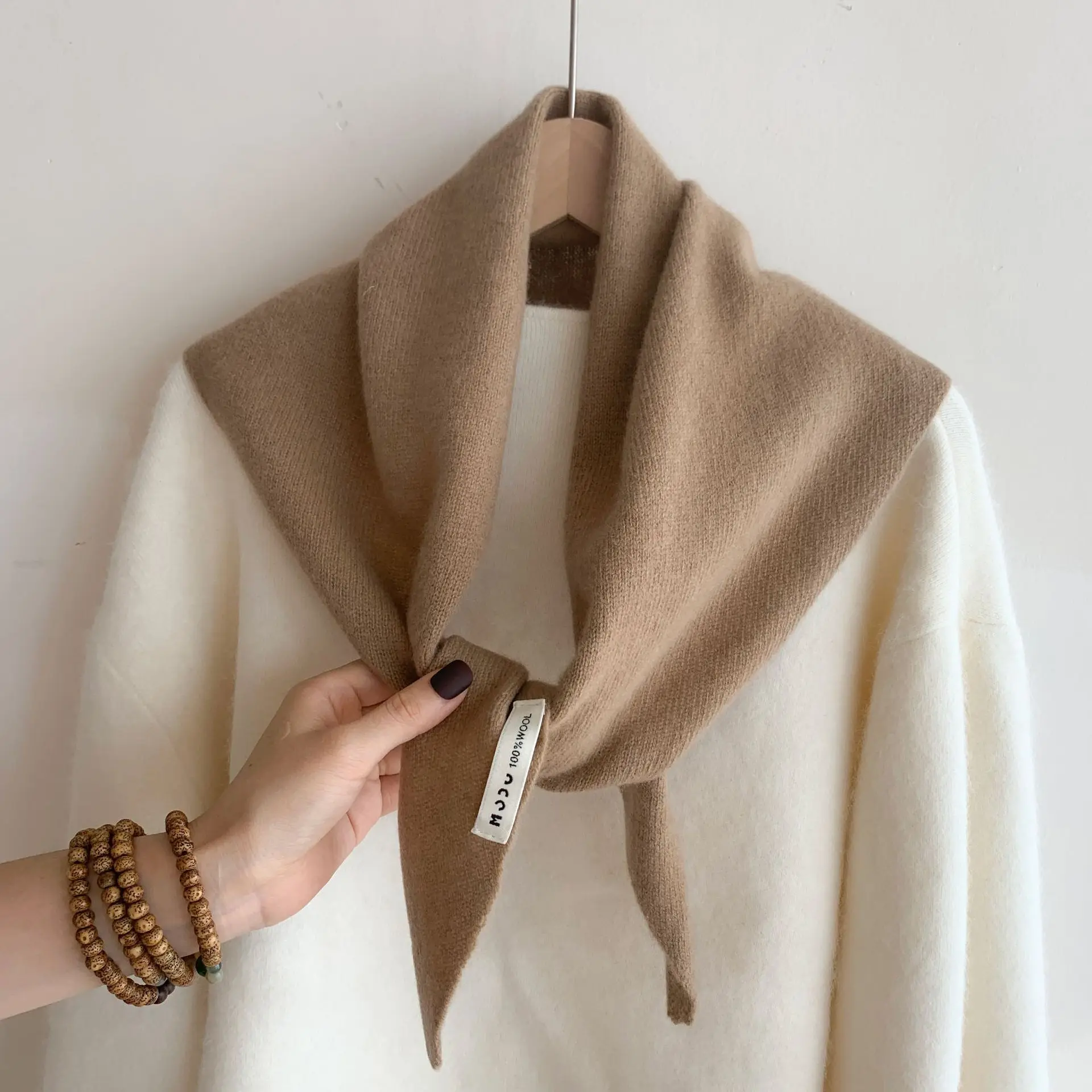B khaki wool