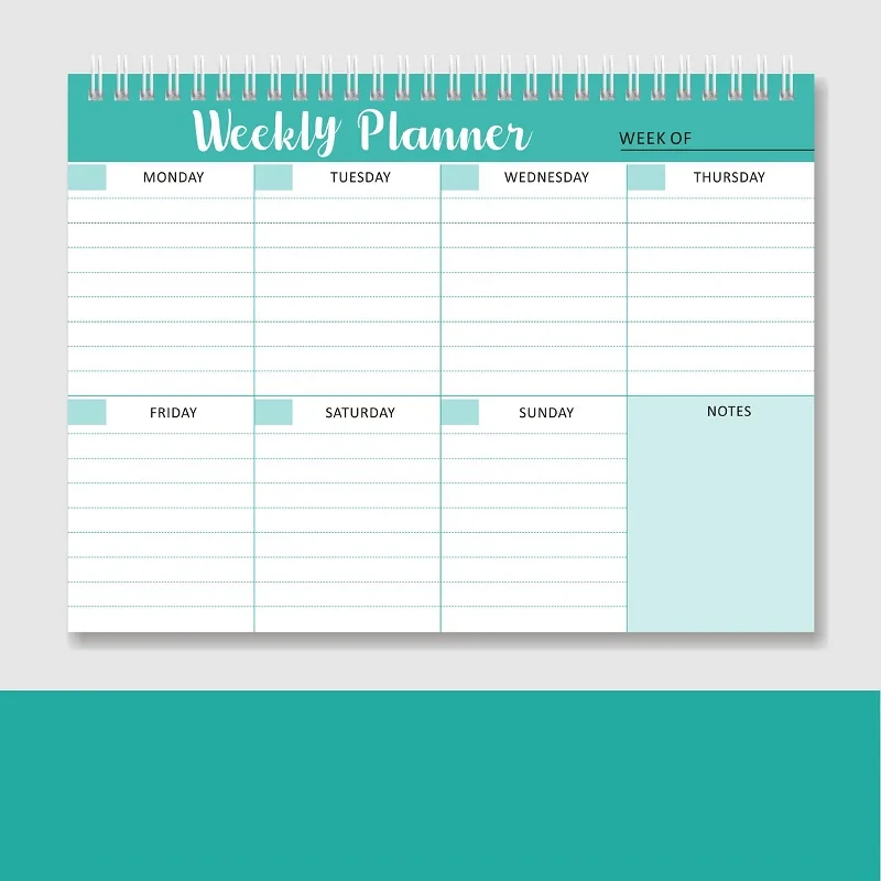 Weekly Planning Notepad 52 Sheets Schedule Plans To Do Planner Notebook Office School Stationery schedule notebook,notebook diary journal,notebook diary,small notebook,undated notepad,hardcover notebook,retro notebook,learning notebook,travel planning notepad,paper pad