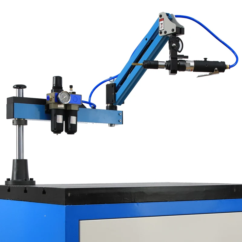 

M3-M12 Pneumatic Tapping Drilling Machine Tapper Tool Rapid Arm 1000MM 400RPM Vertical Universal Threading Machine