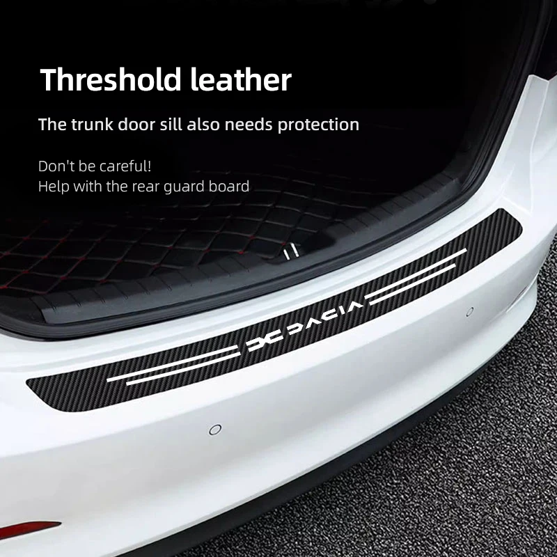 Carbon Fiber Car Door Sill Anti-Stepping Protector Stickers - Set of 1/4/5 Pieces