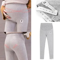 Maternity Leggings Adjustable Waist Pregnant Women Pregnancy Clothes Pants Ropa Mujer Embarazada Premama Enceinte Soft Slim 2