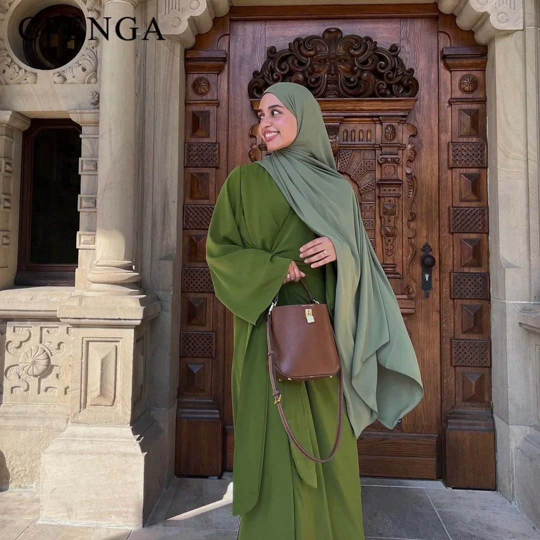 modest dresses muslim Rayon Double Layer Dress For Women 3XL[+$3.99] / 56 SPECIFICATIONS Composition YZHM Women's Plus Size Maxi