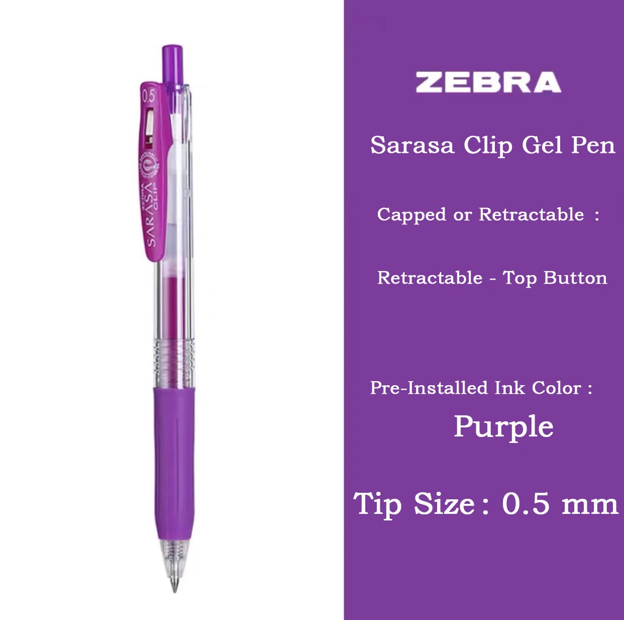 Zebra Pen Journaling Set - 7 Mildliner Highlighters 7 Sarasa Clip