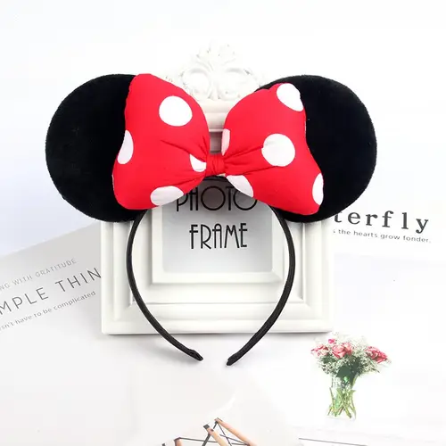 Anime Mouse Ears Headhand Cosplay Kawaii Cartoon Elastic Hair Accessories Party Sequin Bows Hairband Toys Children Adults Gift - Image 18