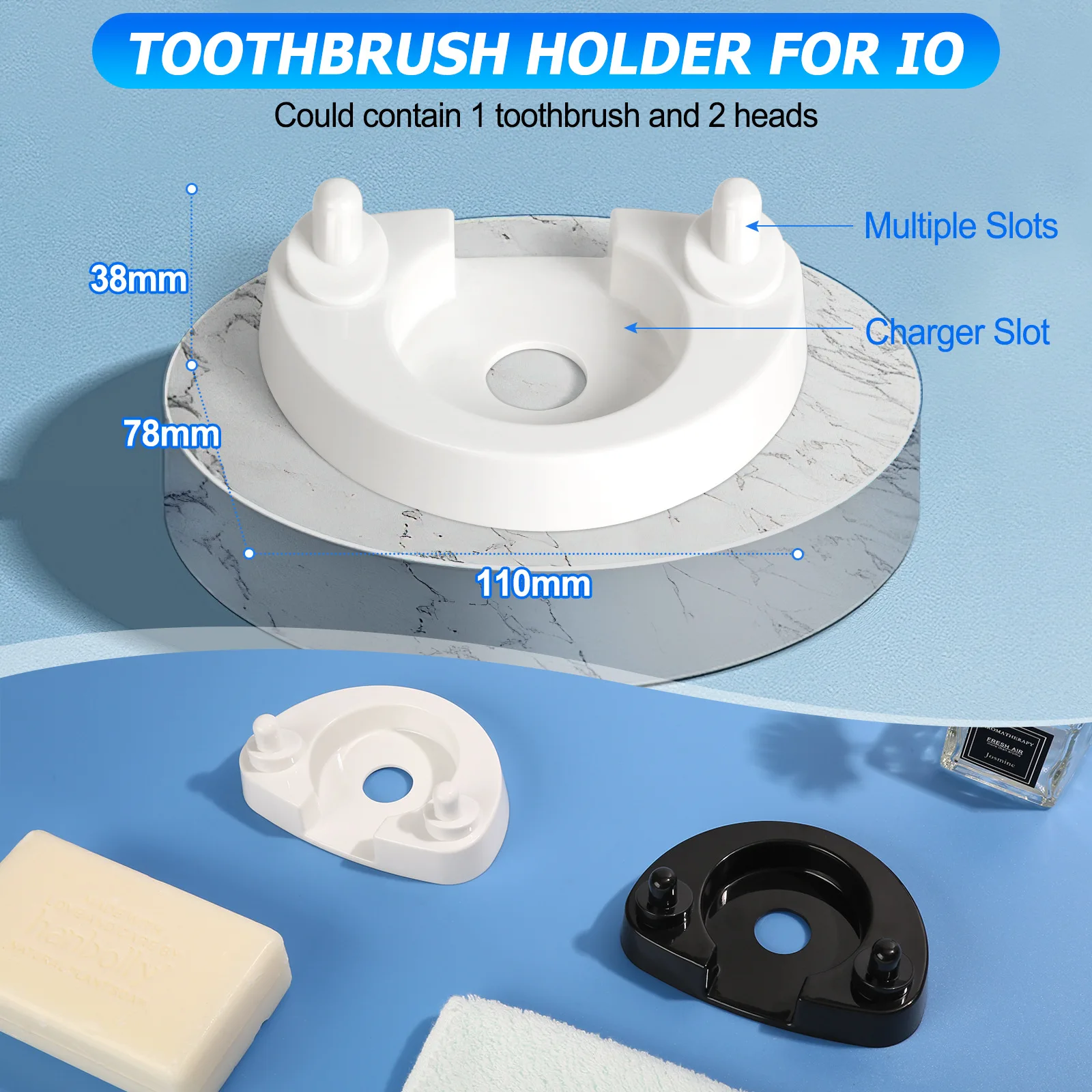 Soporte Para Cepillo De Dient Eléctrico Oral-B IO, Tante De Almacenamiento Para Cepillo De Dient, Soporte Para Cabezal De Cepillo De Dient, Base De Carga, 1 Ud. - AliExprs 66
