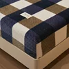 WASART Winter warm coral fleece fitted sheet elastic mattress cover 150x200 fluffy plush bed linen luxury double bed king size 4