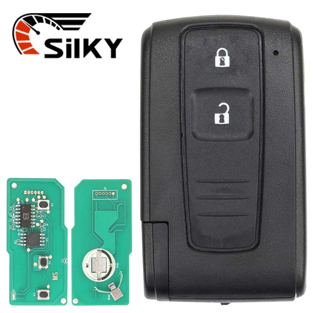 SilKY Smart Controle Remoto Key Fob 2 ou 3 Bot&otilde;es 312 ou 433MHz B9Chip For Toyota Prius 2004-2009 FCC # MOZB21TG MOZB31EG Car Remote Key Car Key