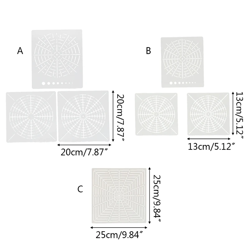 Mandala Painting Templates Stencils for DIY Rock Scrapbook Coloring Embossing Album X7YD mandala dotting tools