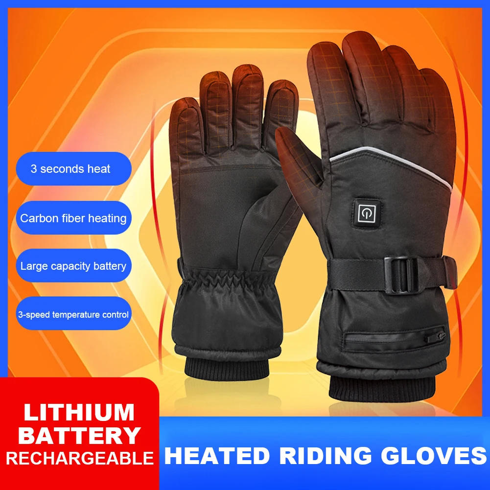 ElectricHeatingGloves3LevelTemperatureAdjustmentMotorcycle