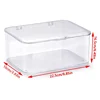 Hot Acrylic Sundries Storage Basket Phone Case Holder Ins Transparent Phone Case Organizer Storage Box with Cover Home Desktop 6