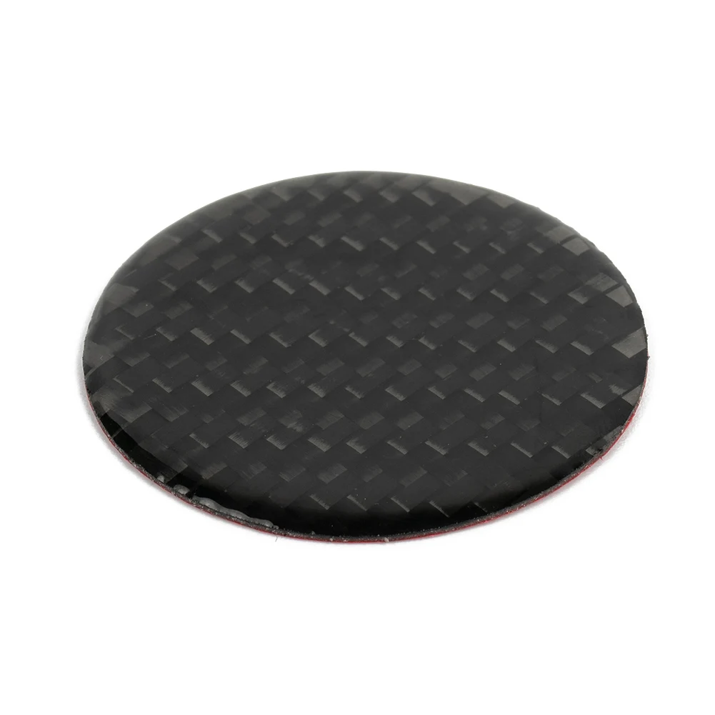 

Durable Panel Control Knob Decorative Stop Push Switch 1Pcs 2014-2018 Car Accessories Carbon Fiber Cover