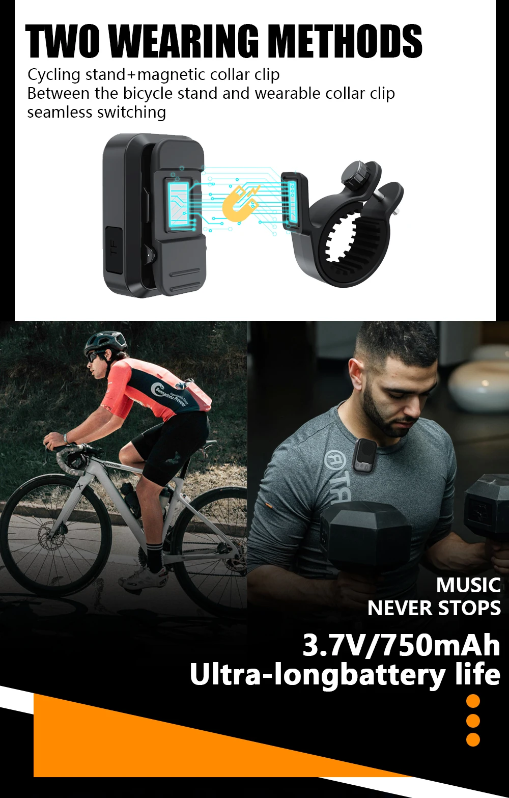 2025 New Outdoor Waterproof Portable Bluetooth Speaker Mini Cycling Speaker Bicy