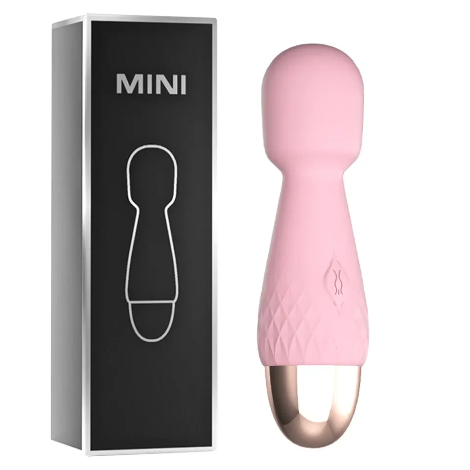 Mini Powerful Silent Personal Silicone Vibrator G Spot AV Stick Adult Female Clitoral Massager Masturbates Dildo Massage Sex Toy