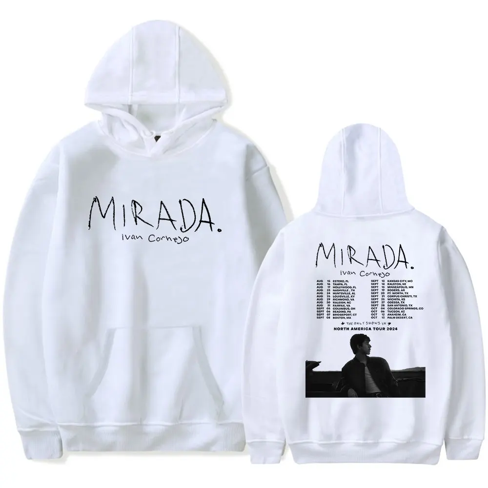 thumbnail image 1 of Sudadera con capucha de la gira Mirada de Ivan Cornejo 2024 para hombre y mujer, unisex, de hip hop, de manga larga, ropa de calle con capucha, 1 of 5