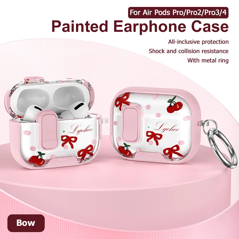 غلاف حماية لسماعات AirPods 4/Pro 3/Pro 2 – حافظة م...