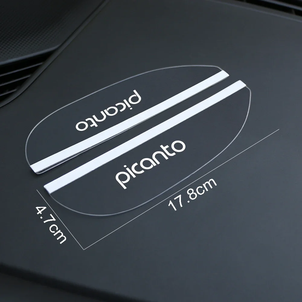 Car Rain Eyebrow Cover Auto Exterior Accessories For Kia Picanto Morning GT-Line X-Line 2014-2015 X-Line S GT-Line S