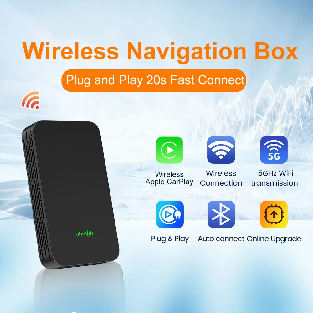 

2023 LoadKey Bluetooth Car 2Air Apple Car Play Wireless Adapter Wired Android Auto To Wireless Connected CarPlay Dongle for Audi