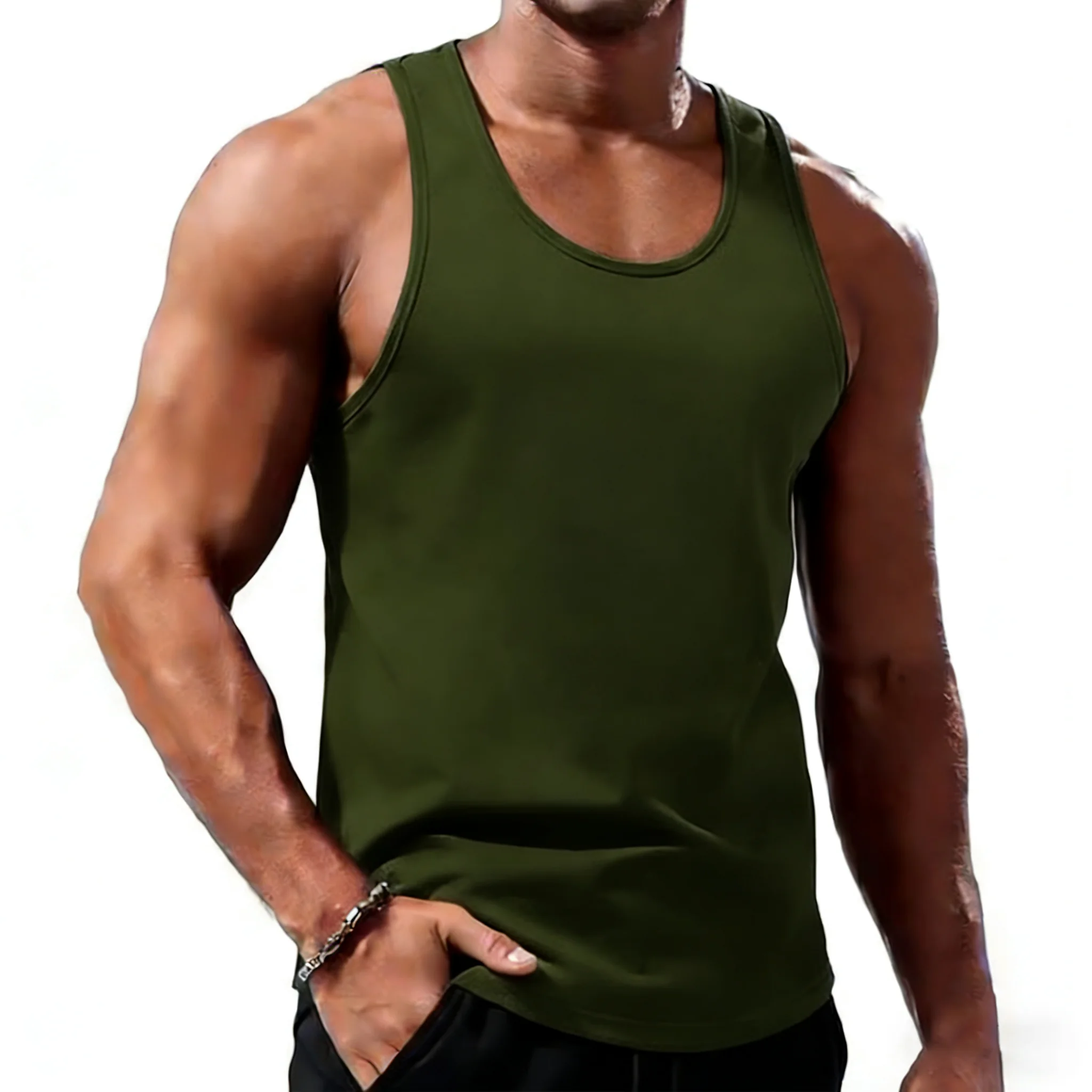 Men's High-Quality Mesh Gym Vest - Sleeveless Summer Fitness Tank Top