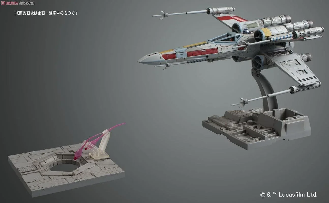 Original Bandai Star Wars X Wing Starfighter Anime Action Spielzeug Figuren Schreibtisch Ornamente Montage sammel bare Modell Spielzeug AliExpress 26