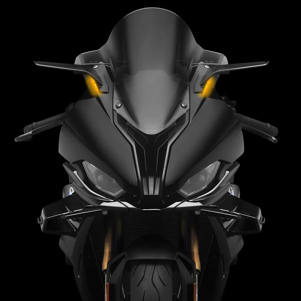 For BMW S1000 RR S 1000 RR S1000RR s1000rr 2019-2023 Wind Wing Motorcycles Adjustable Rotating Rearview Mirror With LED Light 2