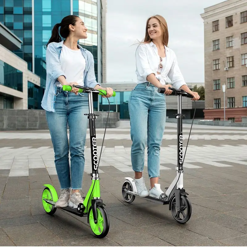 Children Scooter Two-Wheeled Foldable City Work School Student Outdoor Sports Portable Pedal Scooter for Children and Teens Adult