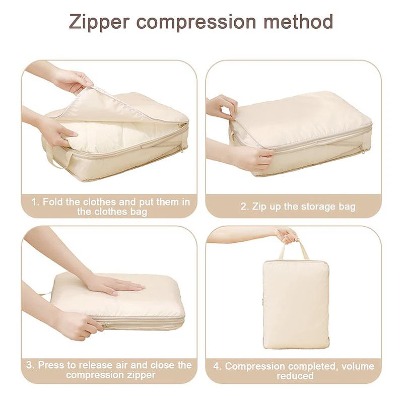 4-Piece Compression Packing Cubes 6