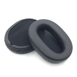 Premium Replacement Foam Ear Pads Cushions - Soft and High-Quality Comfort for Headphones (Black)