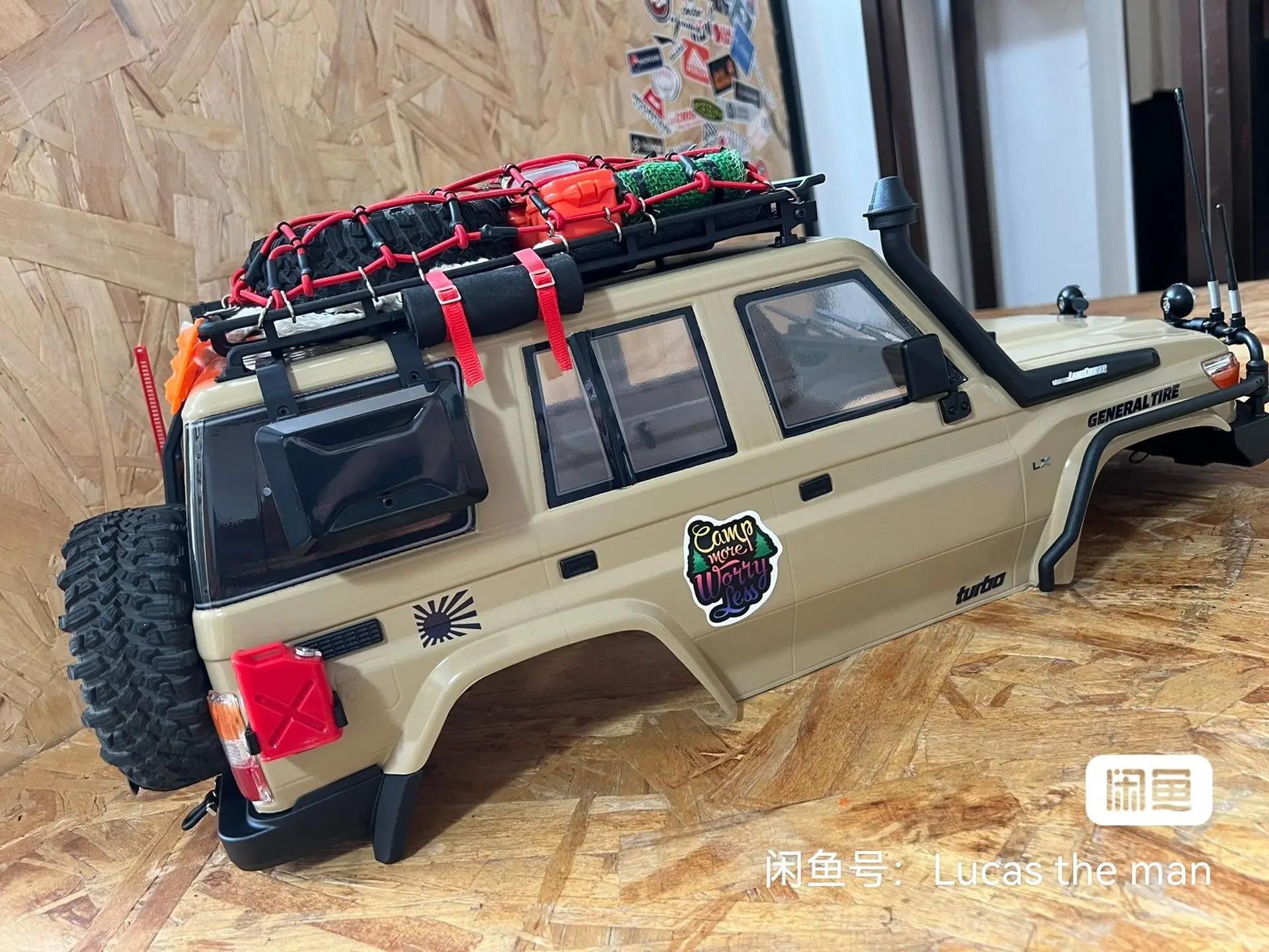 RCランドクルーザーカーボディ、クルーザーlc76、rgt