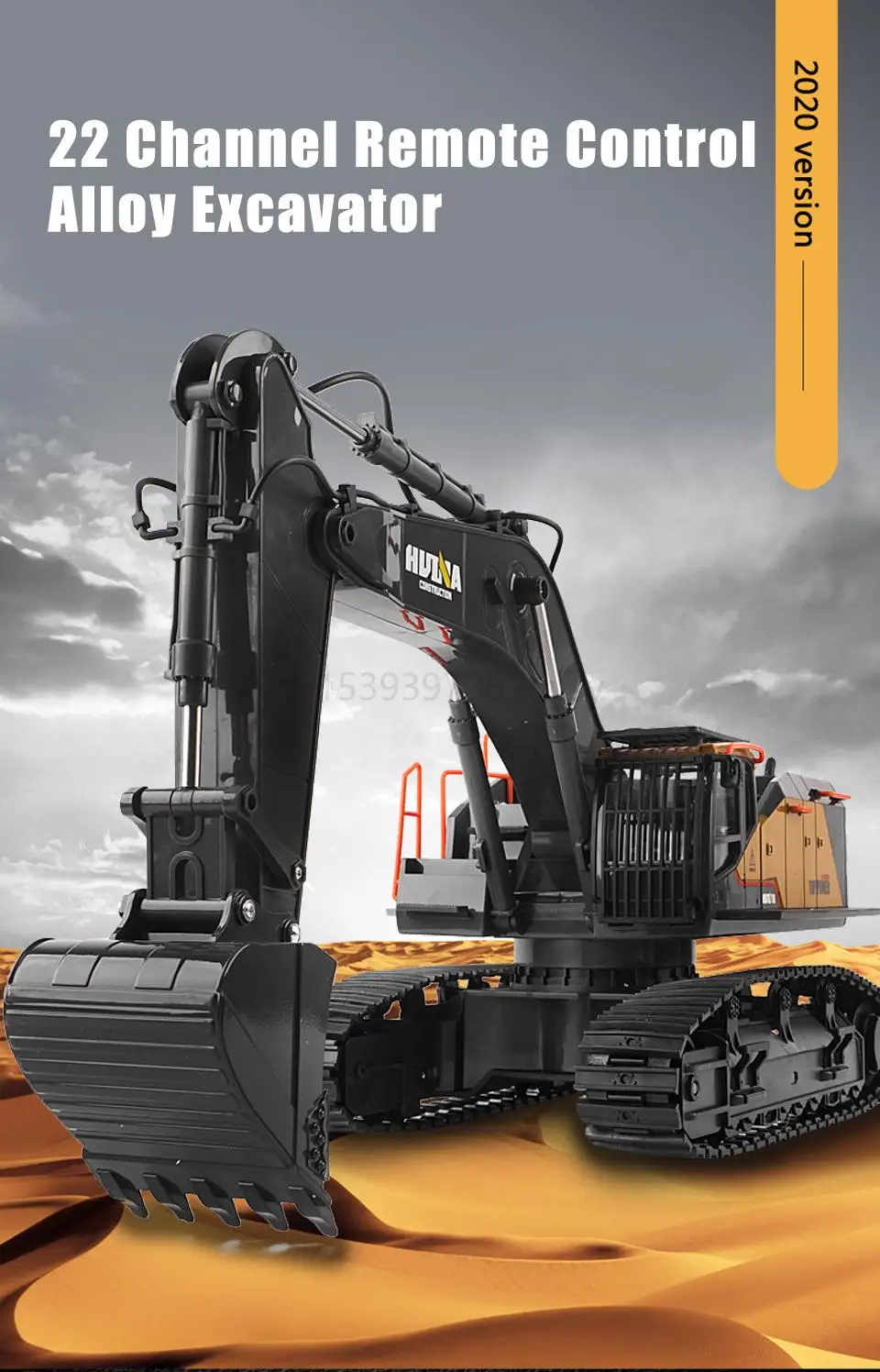 S6f6cb193099e4c73af30f004953fedd2v Huiner No-1592 1/14 Rc koparka gąsienicowa Alloy 2.4ghz sterowany radiowo samochód 22 kanałowy urządzenie inżynieryjne zabawki dla chłopca prezent urodzinowy