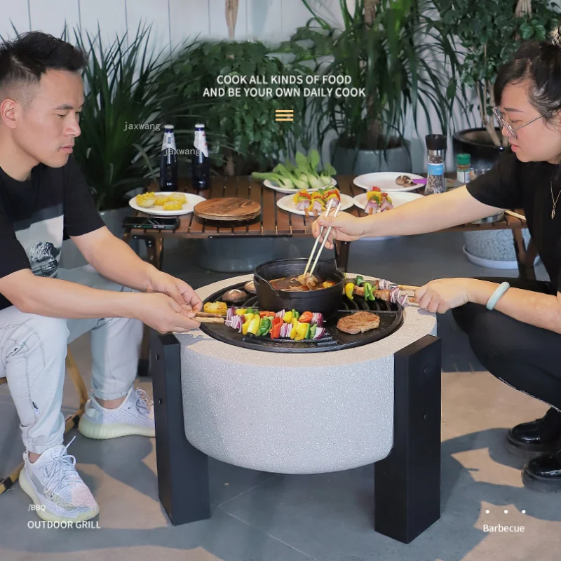 Modern Dormitory Bedroom Fire Pits Simple Cafe Winter Heater Outdoor Terrace Brazier Indoor Homestay Barbecue BBQ Grill Stove G