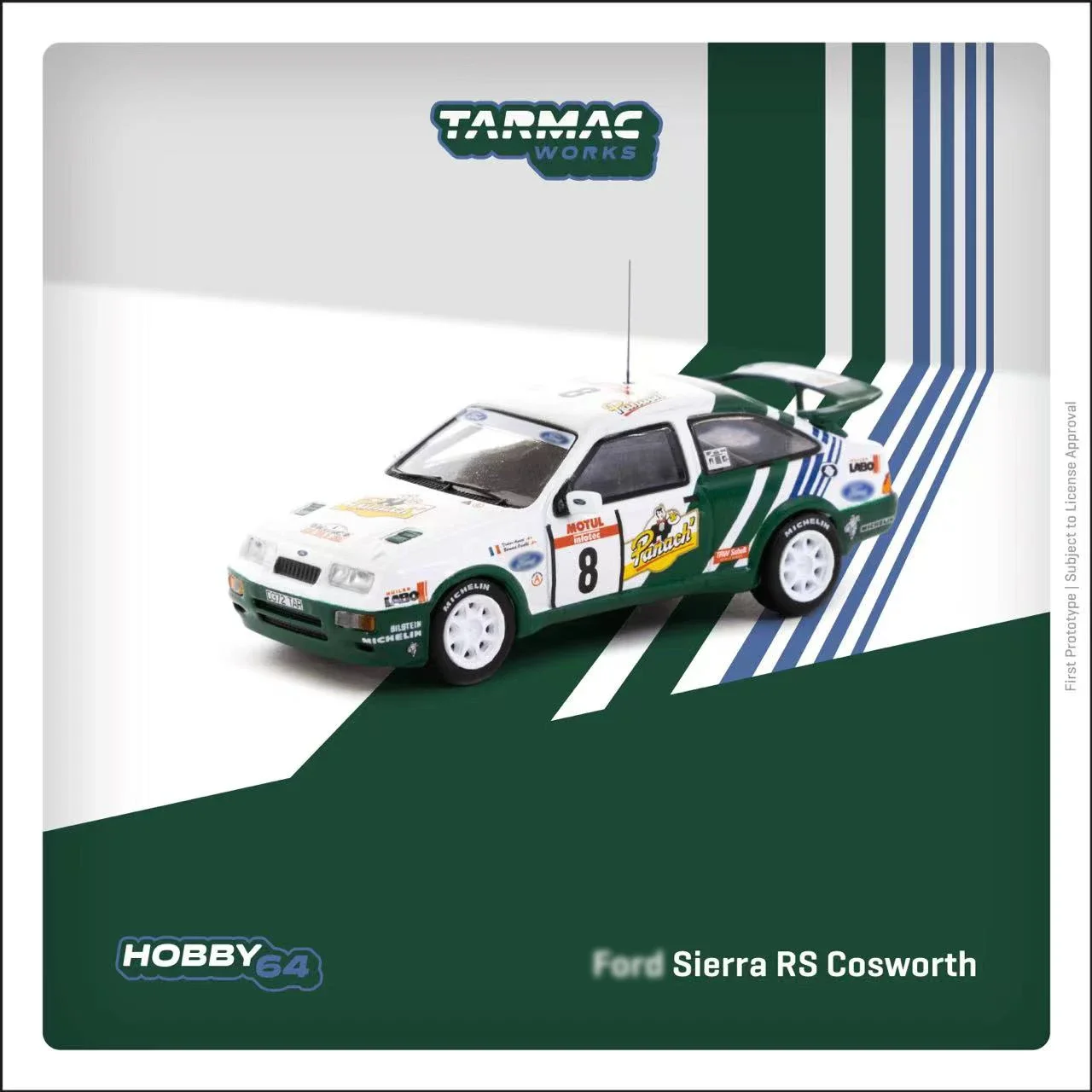 

TW In Stock 1:64 Sierra RS Cosworth Rallye France1988 Winner Diecast Diorama Car Model Collection Miniature Carros Tarmac Works