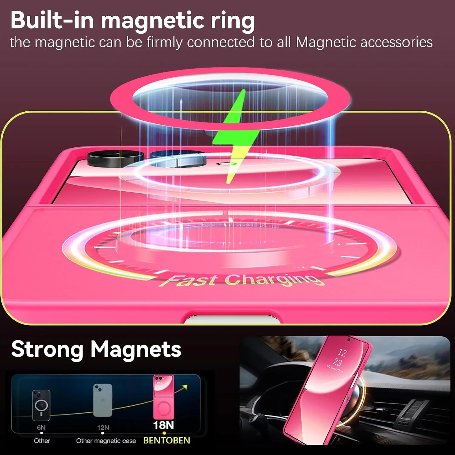 Slim Matte Magnetic PC Cover - Translucent Candy Color