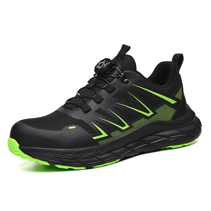 Men's Steel Toe Indestructible Safety Sneakers - Anti-Smash, Anti-Puncture Tactical Work Boots