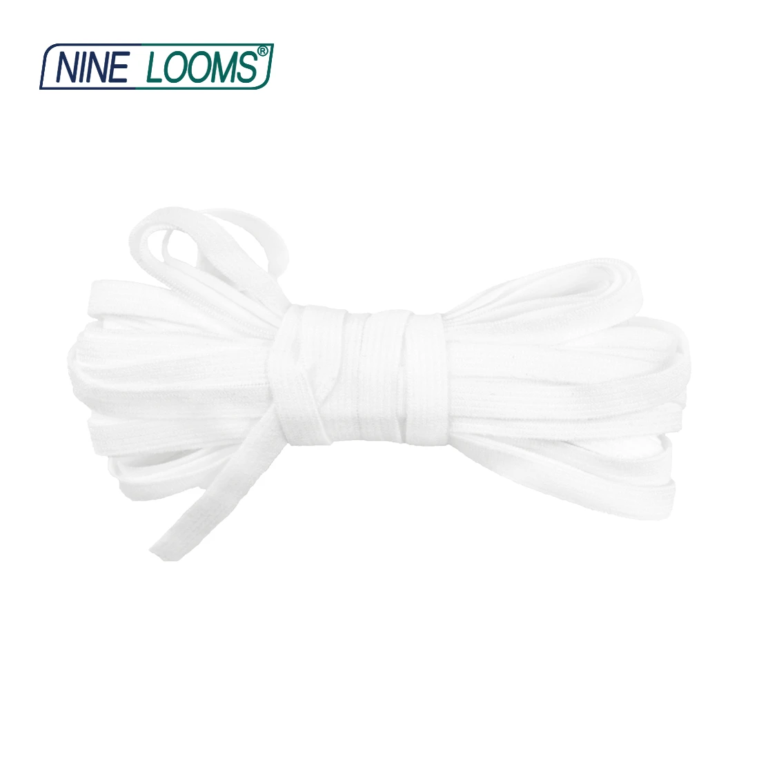 Knitted Skinny Elastic Cord 1/4" 6mm 7mm 5mm Spandex Band String Face Cover Earloop Dress DIY Sewing Trim 2 5 10 Yard NINE LOOMS