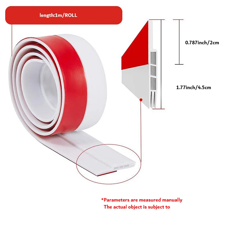Enhanced Door Draft Blocker with Strong Adhesive and Noise-Reducing Weather Stripping