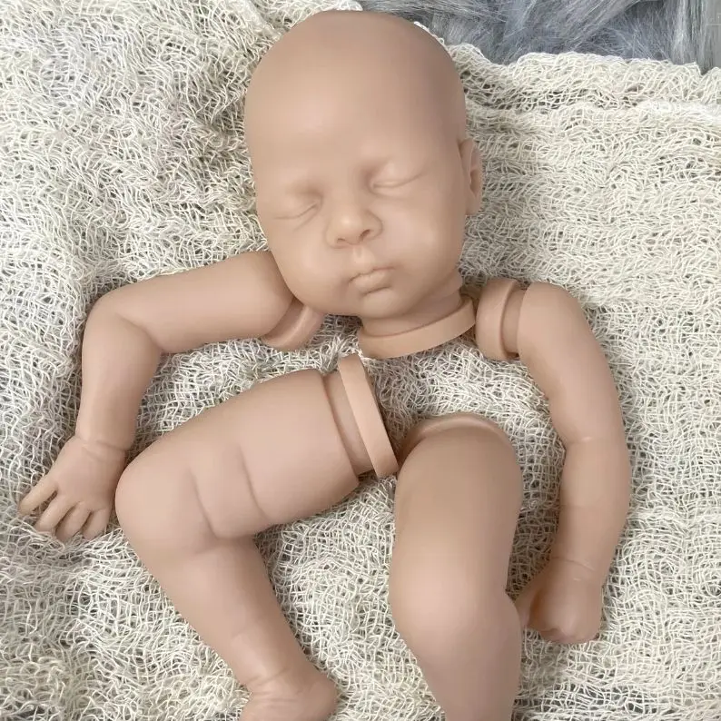 Mini bebe reborn kit 12 Inches Reborn Baby Vinyl Doll Kit Unpainted Unassembled Doll Parts DIY Blank Reborn Kit