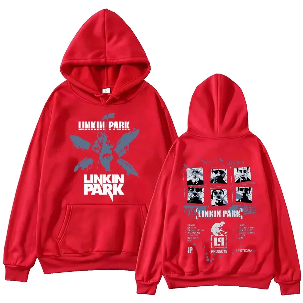 Linkin-Park Hoodie Harajuku  Pullover Tops Man Woman Sweatshirt Fans Gift 6