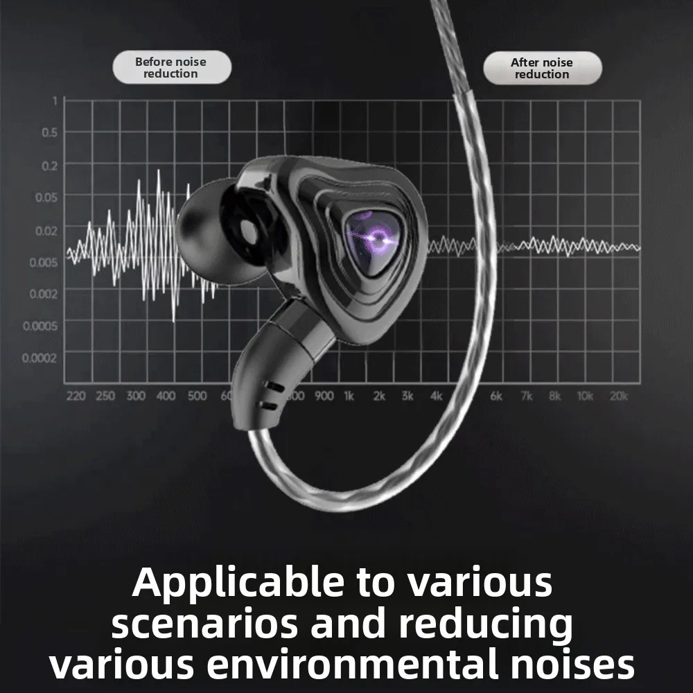 3.5mm e스포츠 유선 이어폰 HiFi 스테레오 엘보 인이어 이어폰 서라운드 베이스 마이크 유선 헤드셋 전화/태블릿/노트북