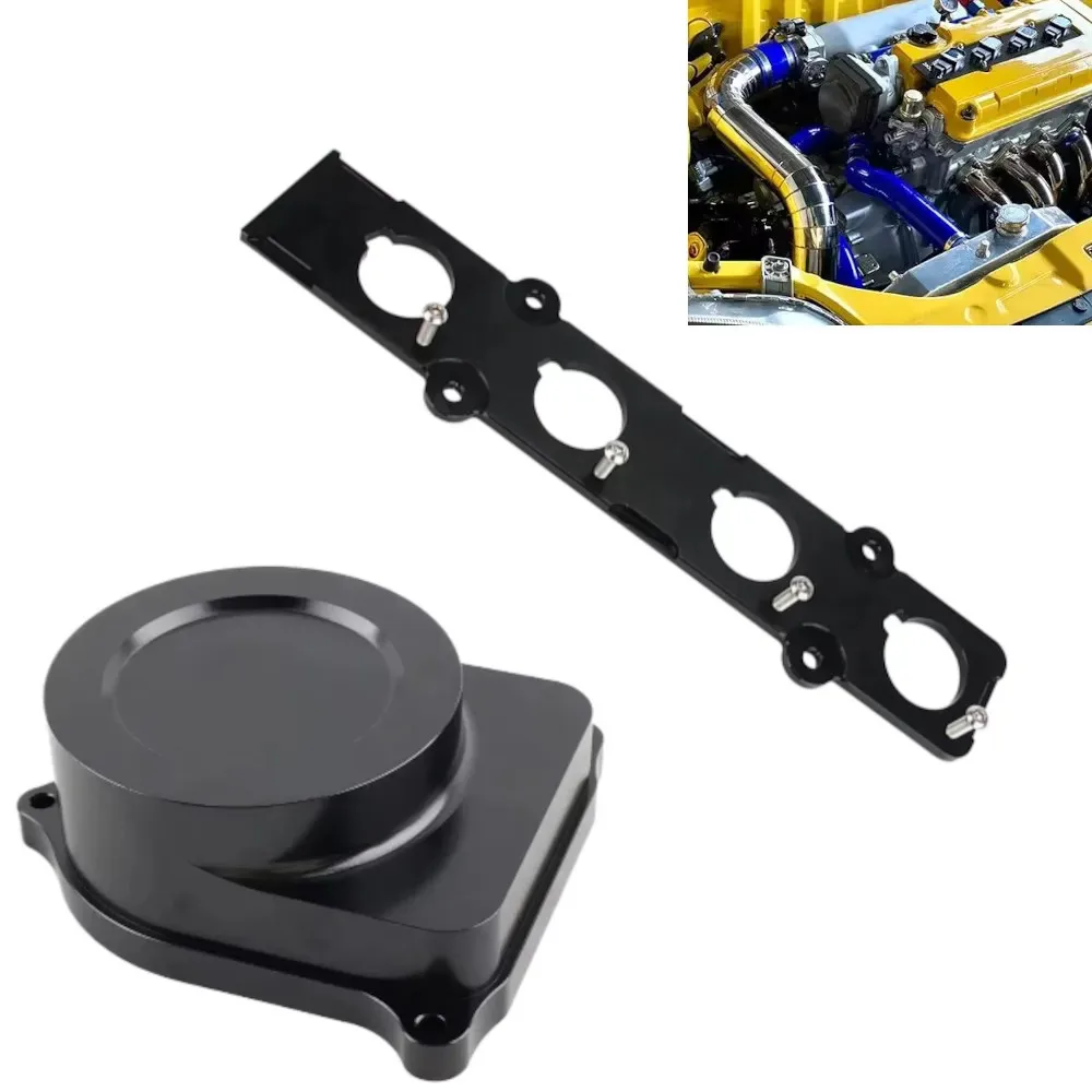 Coil On Plug COP Adapter Plate Conversion Distributor Cap Aluminum Plate Conversion Adapter For Honda Acura B Series VTEC Engine
