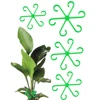 4pcs Climbing Houseplant Stem Supports, Plastic Plant Climbers Stem Holders Reusable Flower Plant Stakes Trellis Stem Hook Growt 5