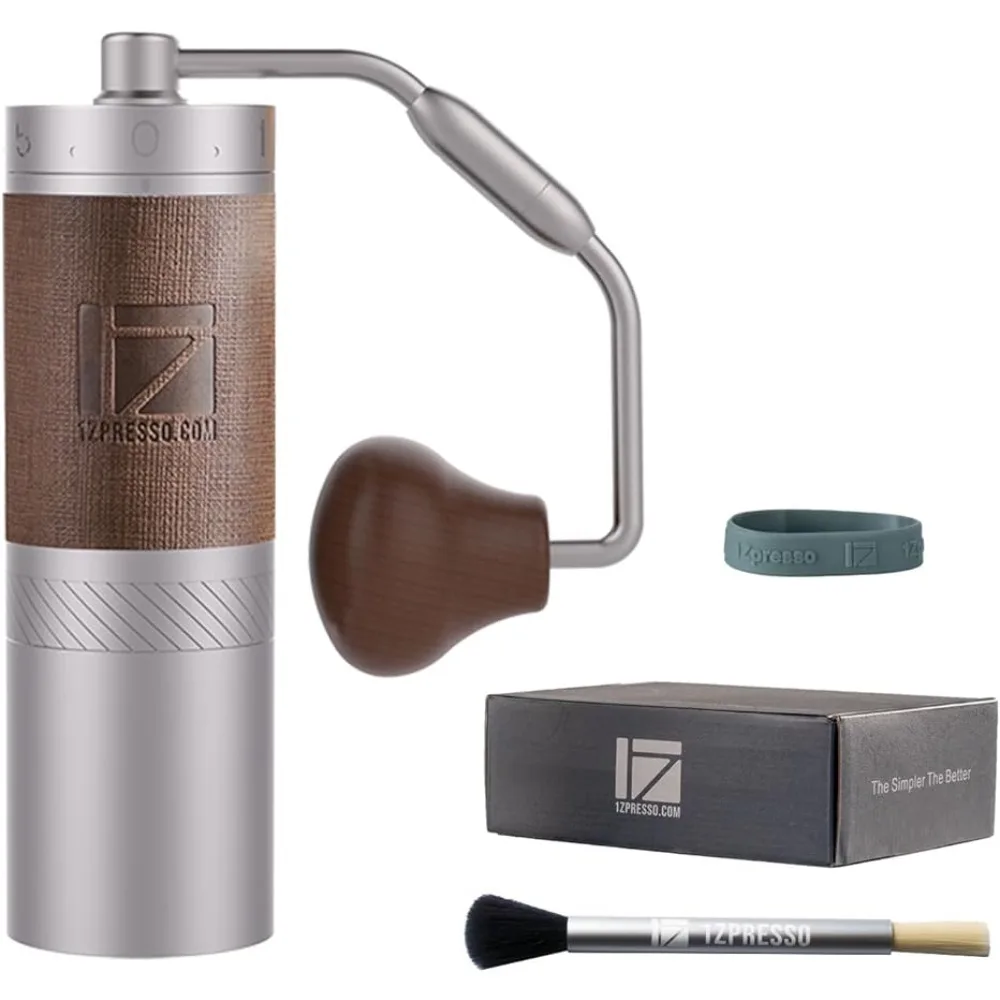 

X-Pro S Manual Coffee Grinder Capacity 30g With Silm Body Assembly Stainless Steel Conical Burr - Numerical External Setting Bar