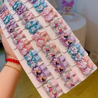 Disney Frozen Elsa Mickey Mouse Hair Clip Children's Hair Rope Accessories Hairpin Rubber Band New Cute Girl's Hair Ring 1