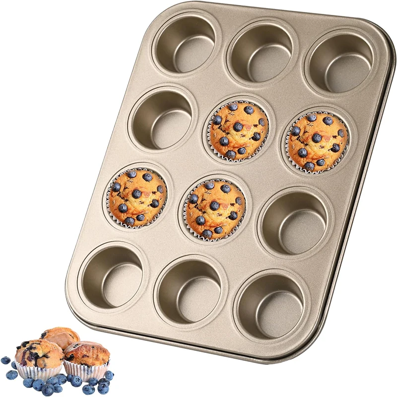 12 Cavity Carbon Steel Madeleine Tin Nonstick Madeleine Cake Pan Baking Tray Pastry Dessert Cake Mold Bakeware DIY Cookie Pan 12 Cavity Carbon Steel Madeleine Tin Nonstick Madeleine Cake Pan Baking Tray Pastry Dessert Cake Mold Bakeware DIY Cookie Pan