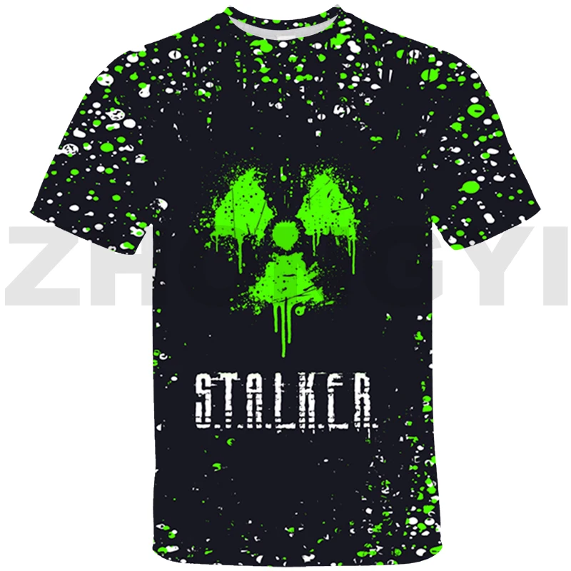 Cool S.T.A.L.K.E.R. 2 Heart Of Game Maglietta Da Uomo Trendy Stalker 2 Shadow Anime Clothes Ragazze Cartoon Graphic Magliette Magliette Corte