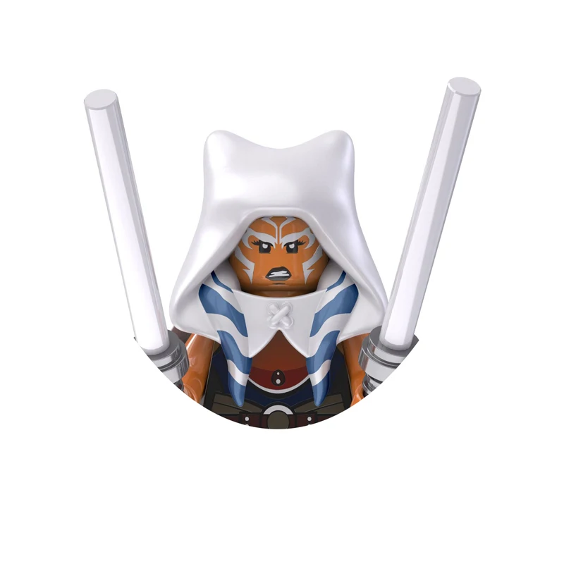 Tv6102 Din Djarin Con Grogu Building Blocks Mattoni Clone Trooper Gunner Figure Ahsoka Tano Mini Figurine Figure Assembly Toy