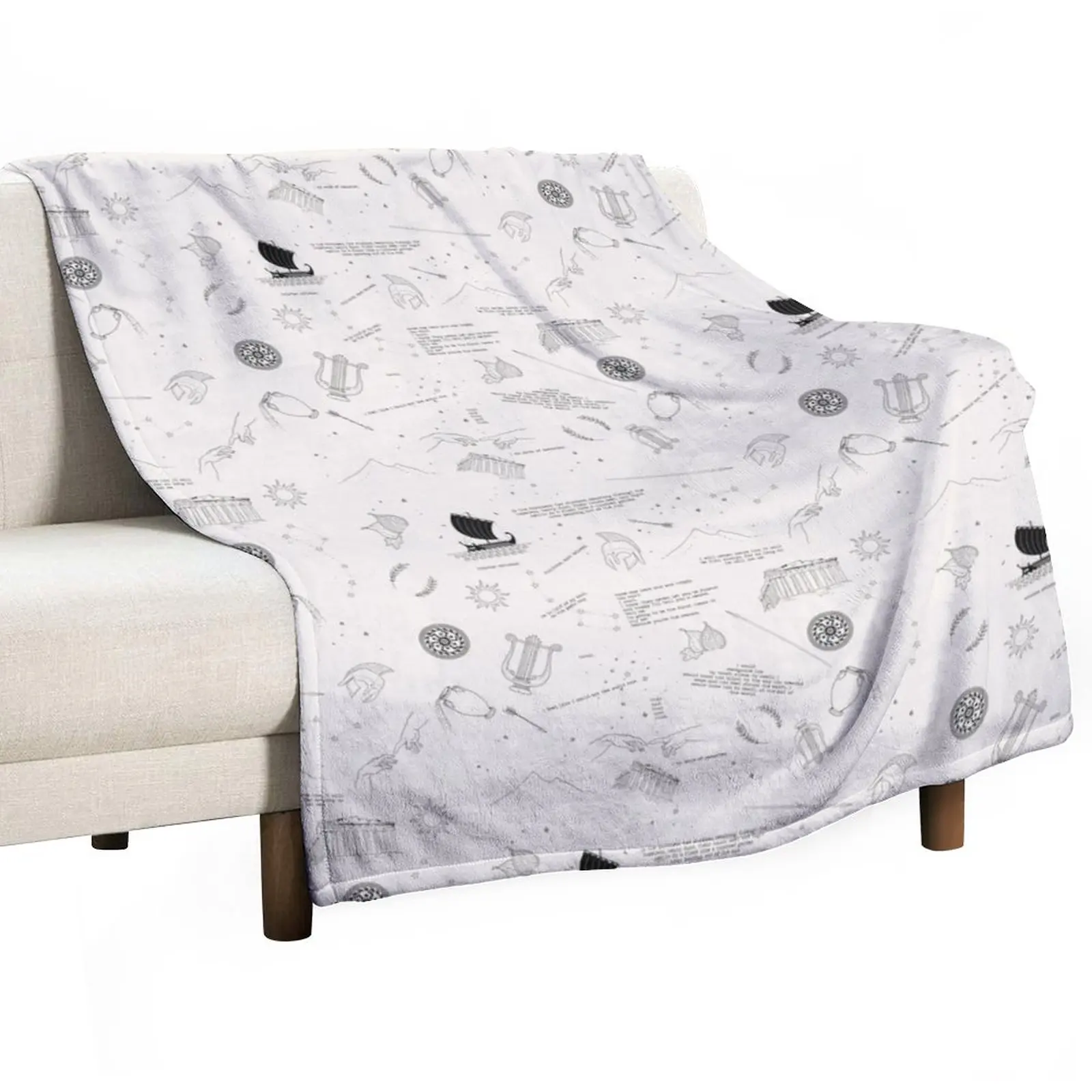 

the song of achilles Throw Blanket Shaggy Blanket wednesday Comforter Blanket