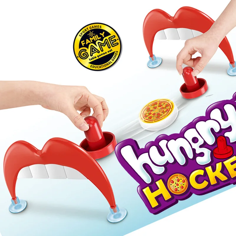 Desktop Pizza Ice Hockey Toy Chessboard Game, Educate Parent -Child Interactive Game, Suitable for Family Gatherings 5