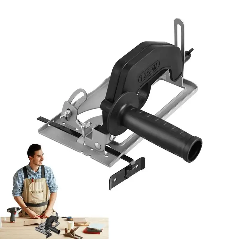 Angle Grinder Bracket 45° Adjustable Angle Grinder Stand DIY Woodworking Tools Angle Grinder Attachments Cutting Machine Bracket